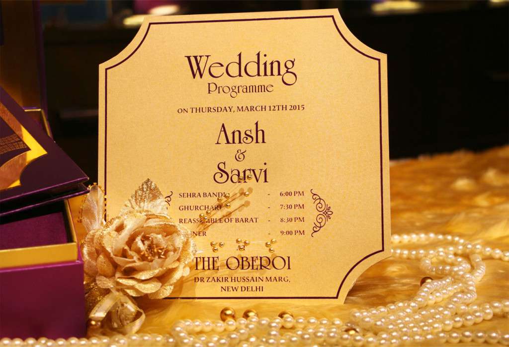 DIVINEPURPLE Wedding card designer invitation card by VWI New Delhi