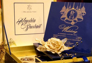 BLUE-BELL Wedding card designer invitation card by VWI New Delhi