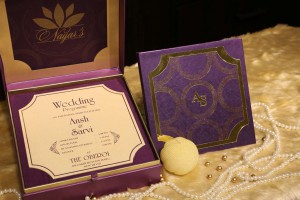 Wedding programme floral wedding box