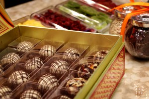 wedding card chocolates sweets